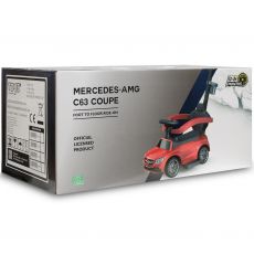 Машинка для катання Caretero (Toyz) Mercedes AMG C63 з батьківською ручкою Red